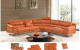 Grando 533 Sectional Orange / Brown by ESF
