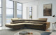 Zara 1807 Sectional Taupe / Grey / Beige by ESF
