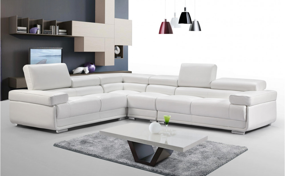Naina 2119 Sectional White by ESF