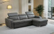 Rikko 1822 Sectional Right Sleeper Grey / Silver by ESF