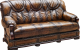 Oakman Sofa Bed Dark Brown by ESF