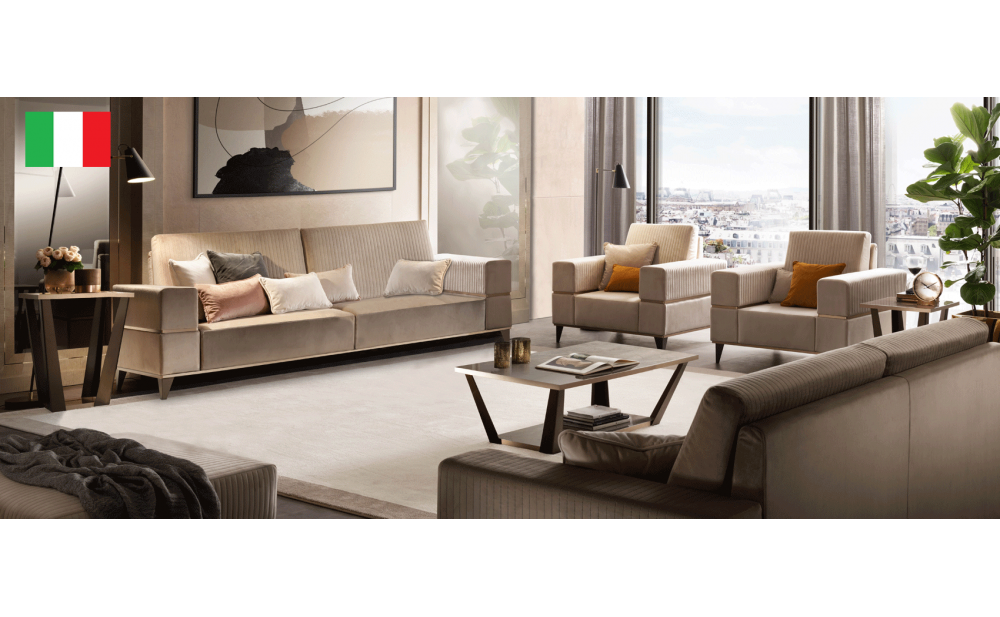 ArredoAmbra Sofa Set Fabric ESF Furniture