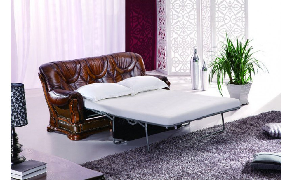 Oakman Sofa Bed Set Dark Brown by ESF