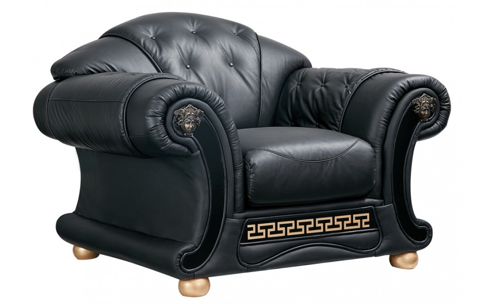 Apolo Loveseat Black by ESF