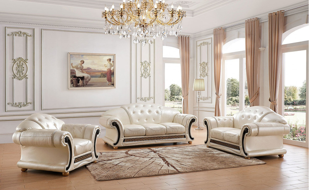 Apolo Sofa Pearl / Light Beige by ESF