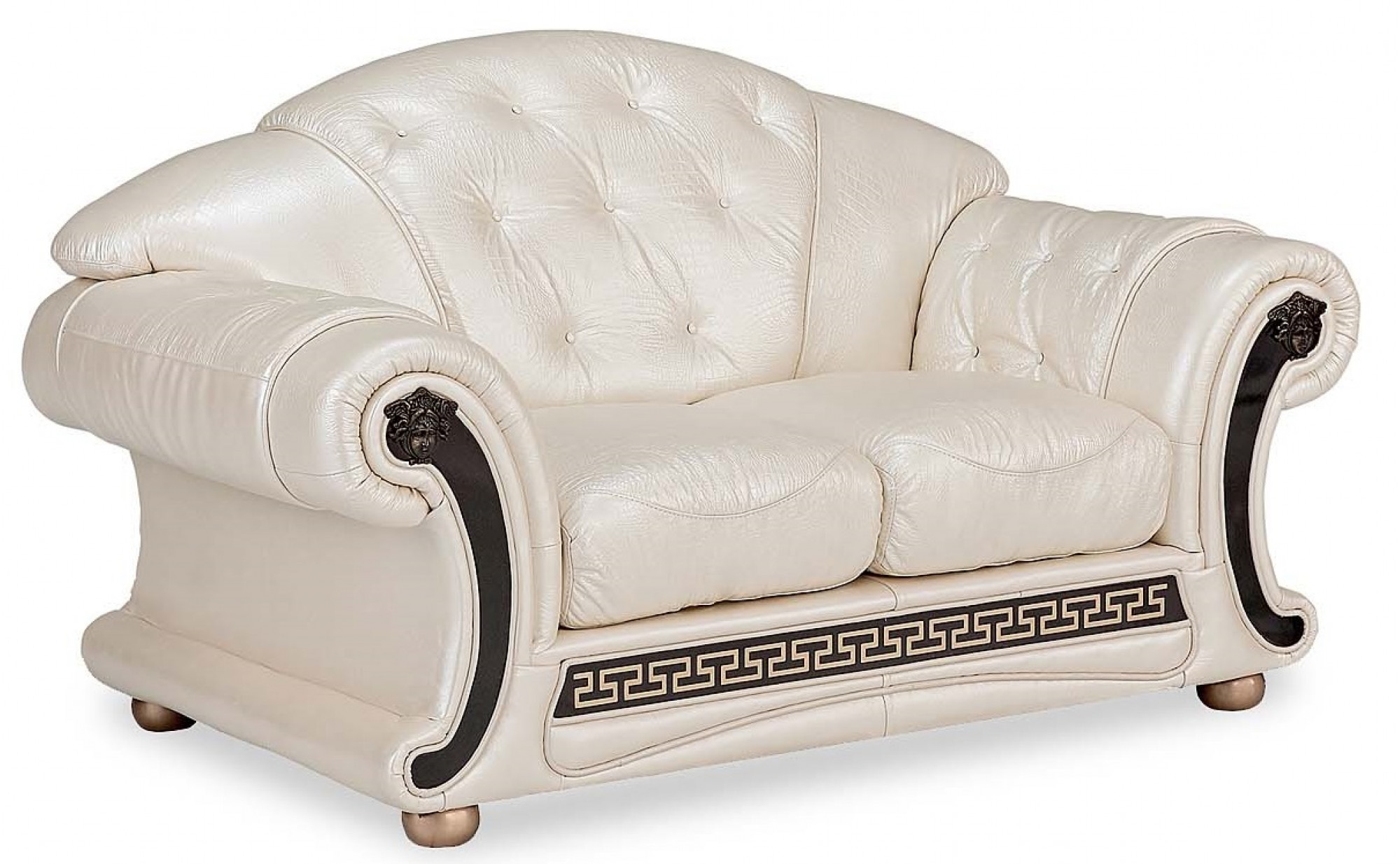 Apolo Sofa Set Topgrain Leather Front / Split Leather Back ESF Furniture