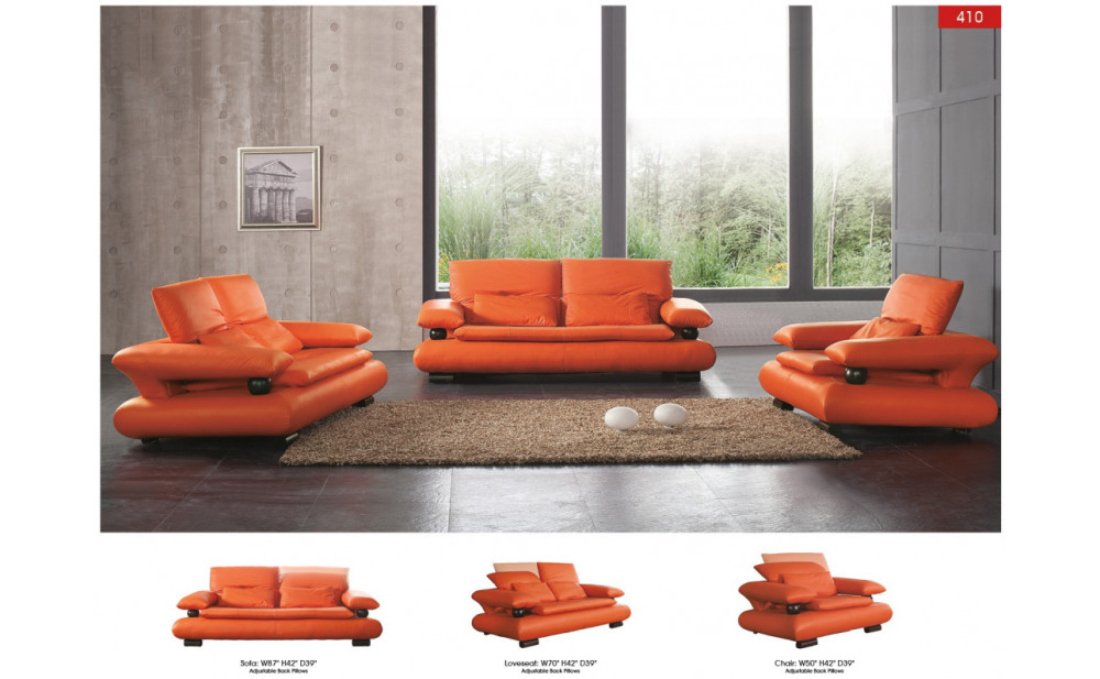 Geneva 410 Sofa Orange by ESF