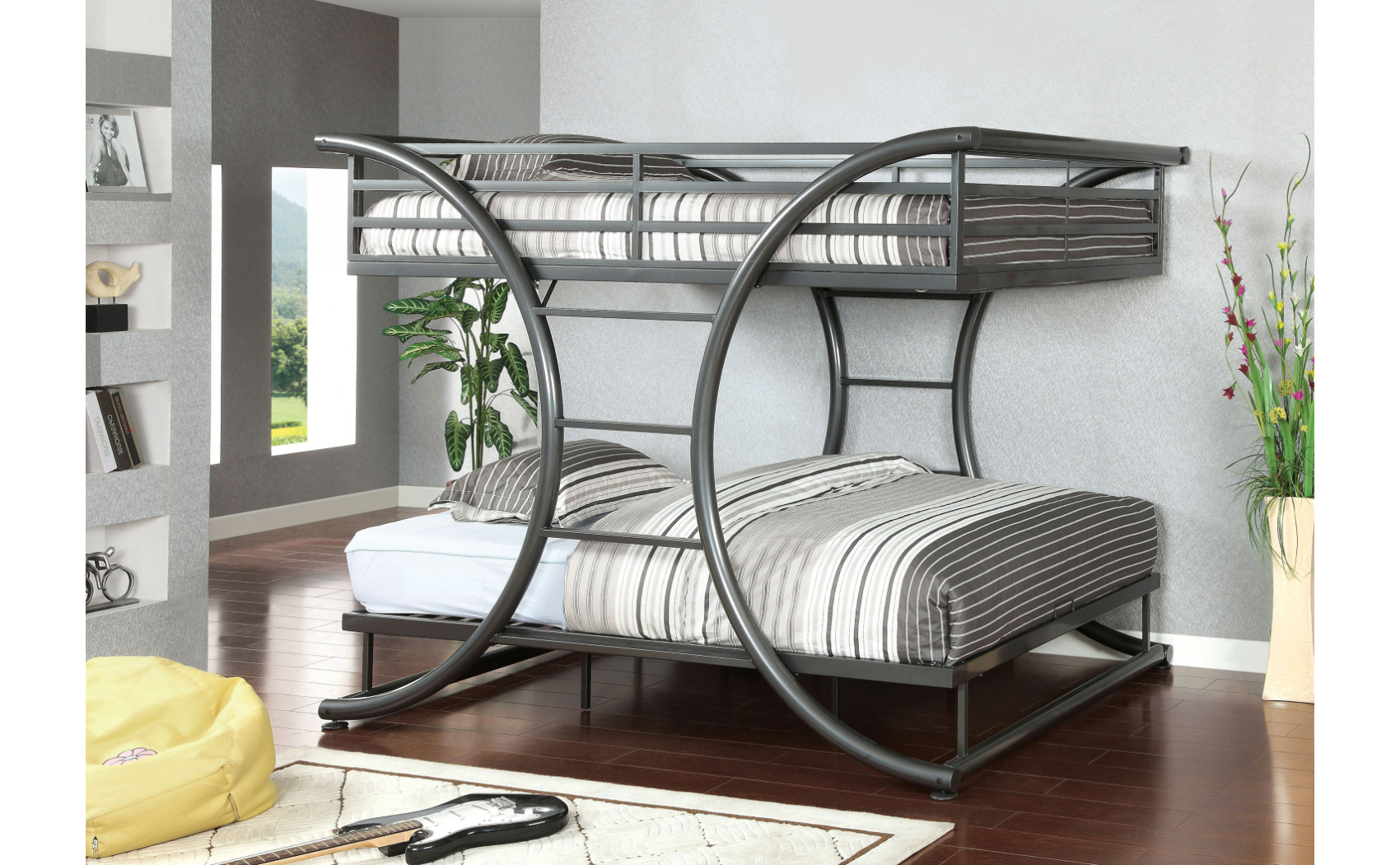 Circa Contemporary Metal Bunk Bed