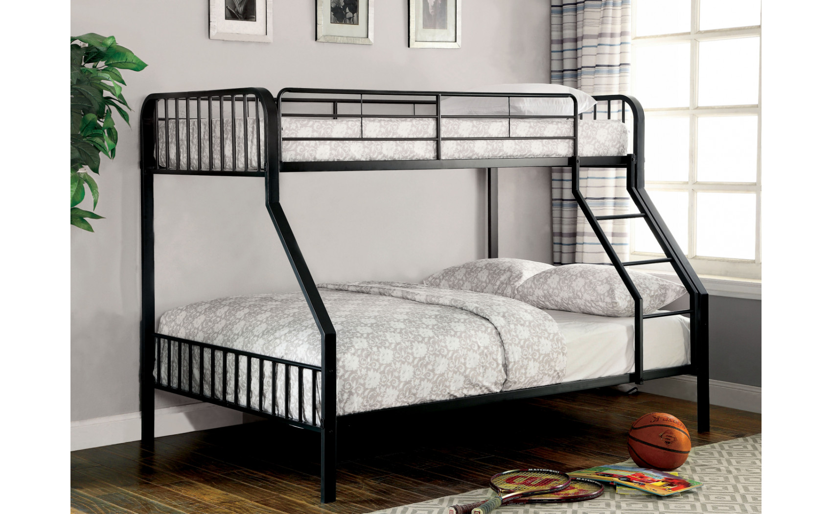 Nasan Bunk Bed in Twin over Twin