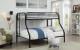 Teledona Twin over Full Bunk Bed Black