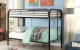 Teledona Twin over Twin Bunk Bed Black