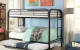 Teledona Twin over Twin Bunk Bed Black