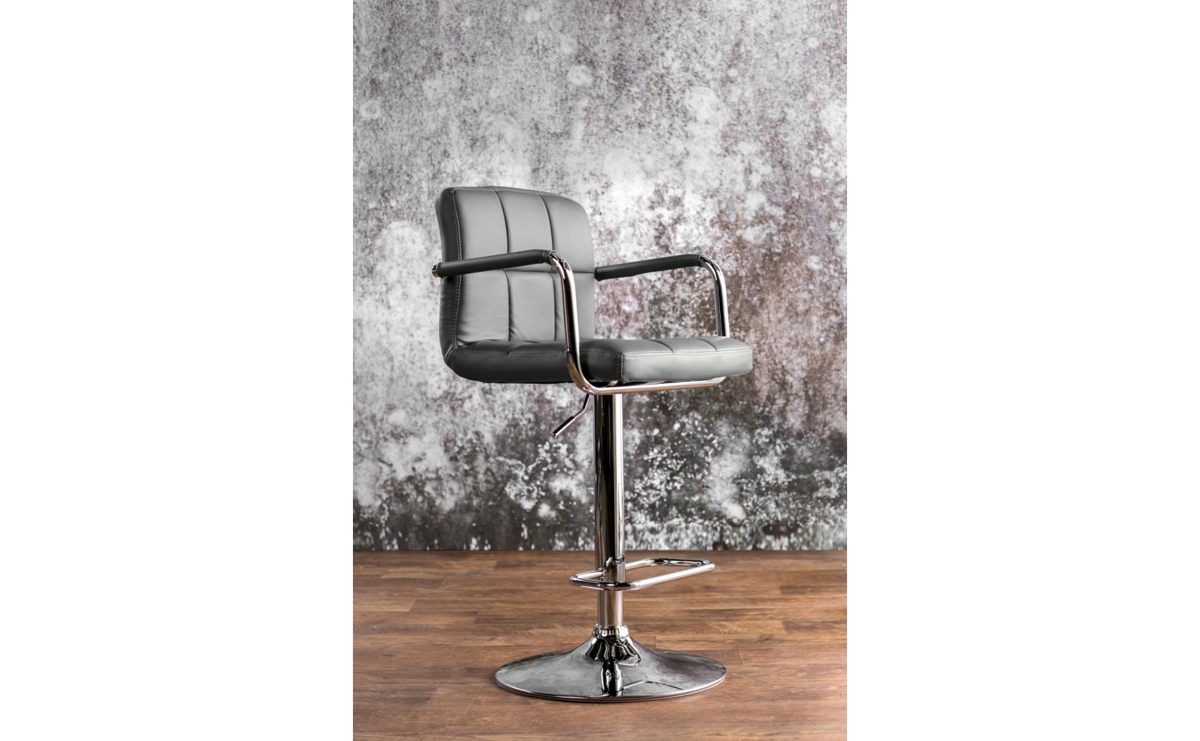 Witmer Adjustable Bar Stool in Gray