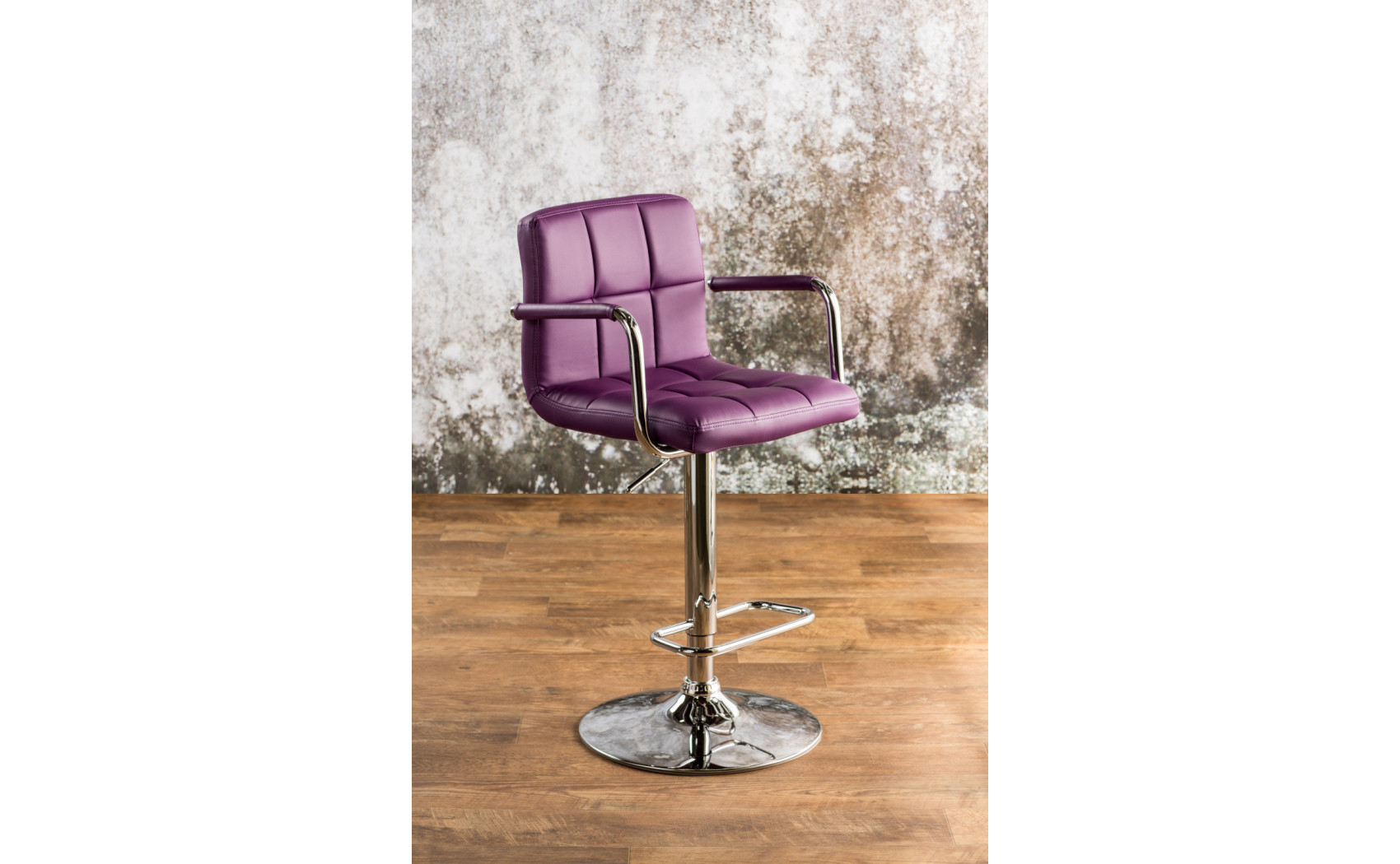 Witmer Adjustable Bar Stool Purple