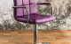 Witmer Adjustable Bar Stool Purple