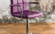 Witmer Adjustable Bar Stool Purple