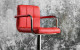 Witmer Adjustable Bar Stool Red