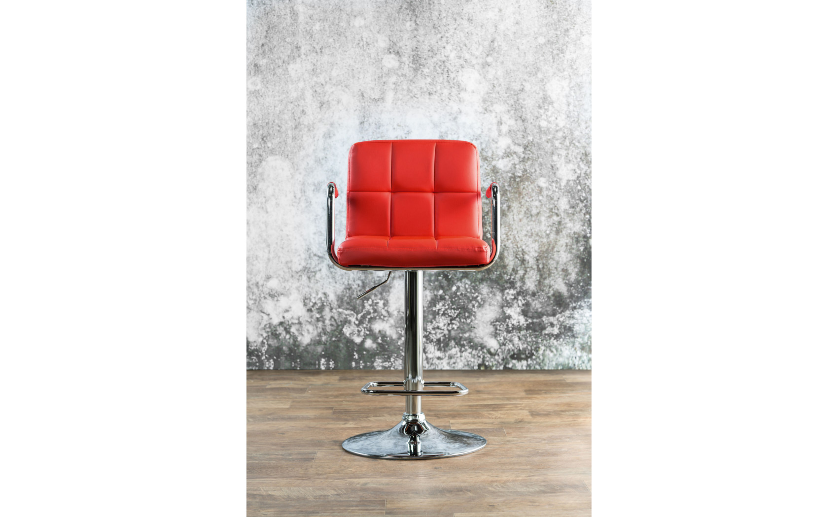 Witmer Adjustable Bar Stool Red