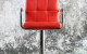 Witmer Adjustable Bar Stool Red