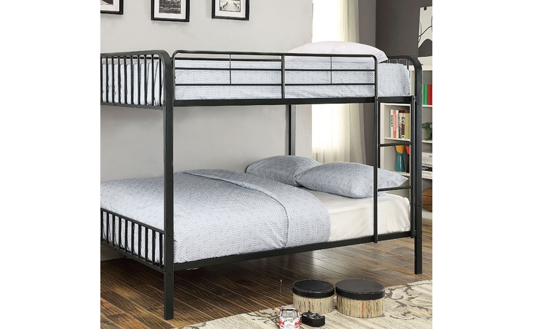 Nasan Bunk Bed in Twin over Twin