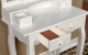 Anais Solid Wood Vanity Set in White