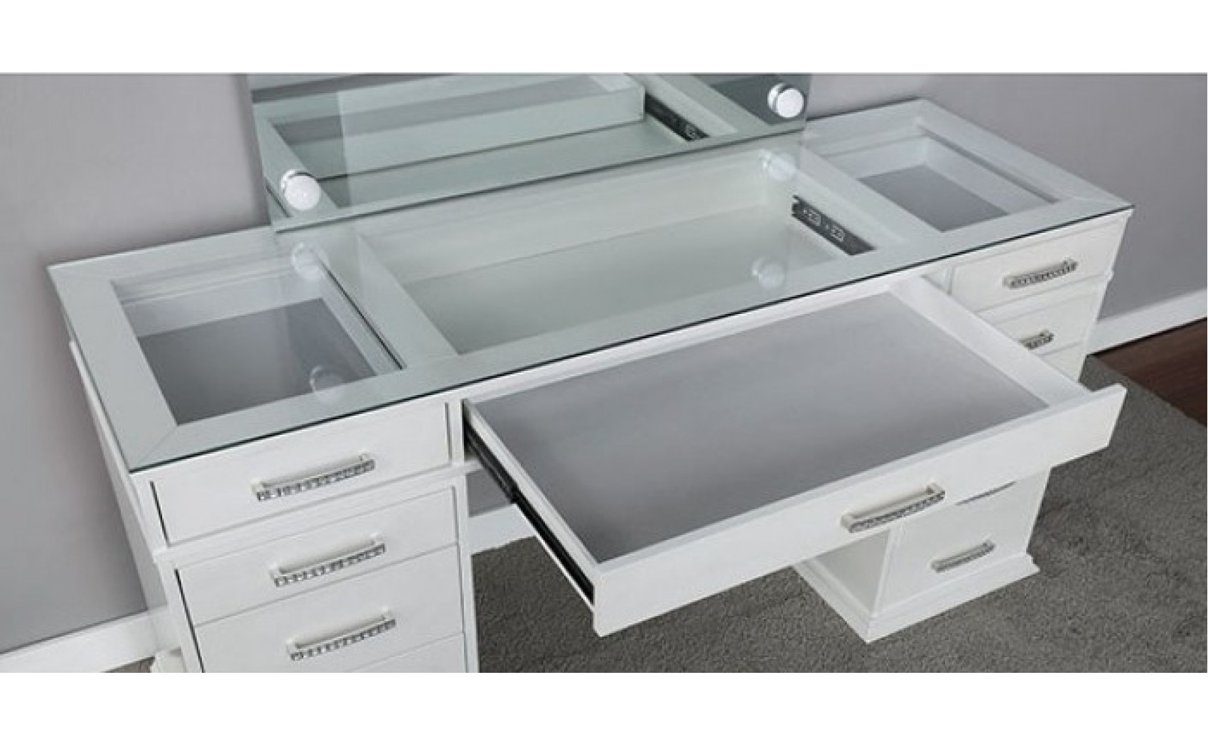 Midlothian 3-Piece Vanity Set in White