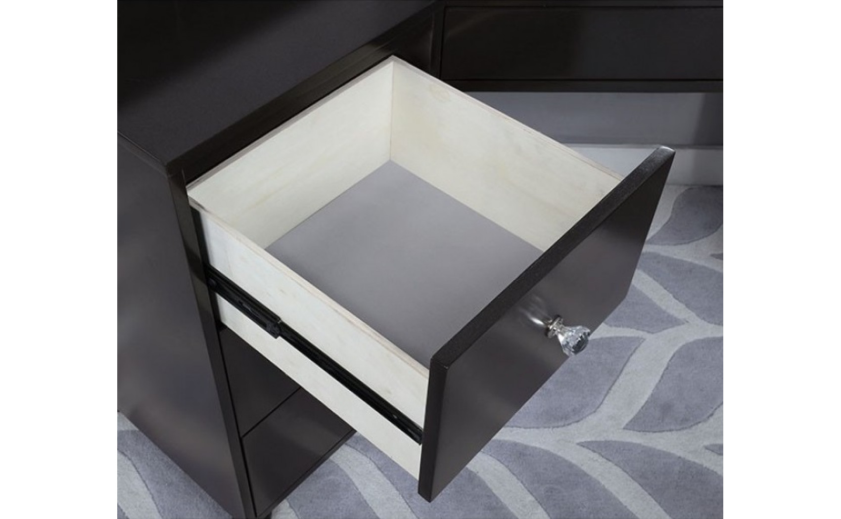 Urman 3-Piece Vanity Set in Obsidian Gray