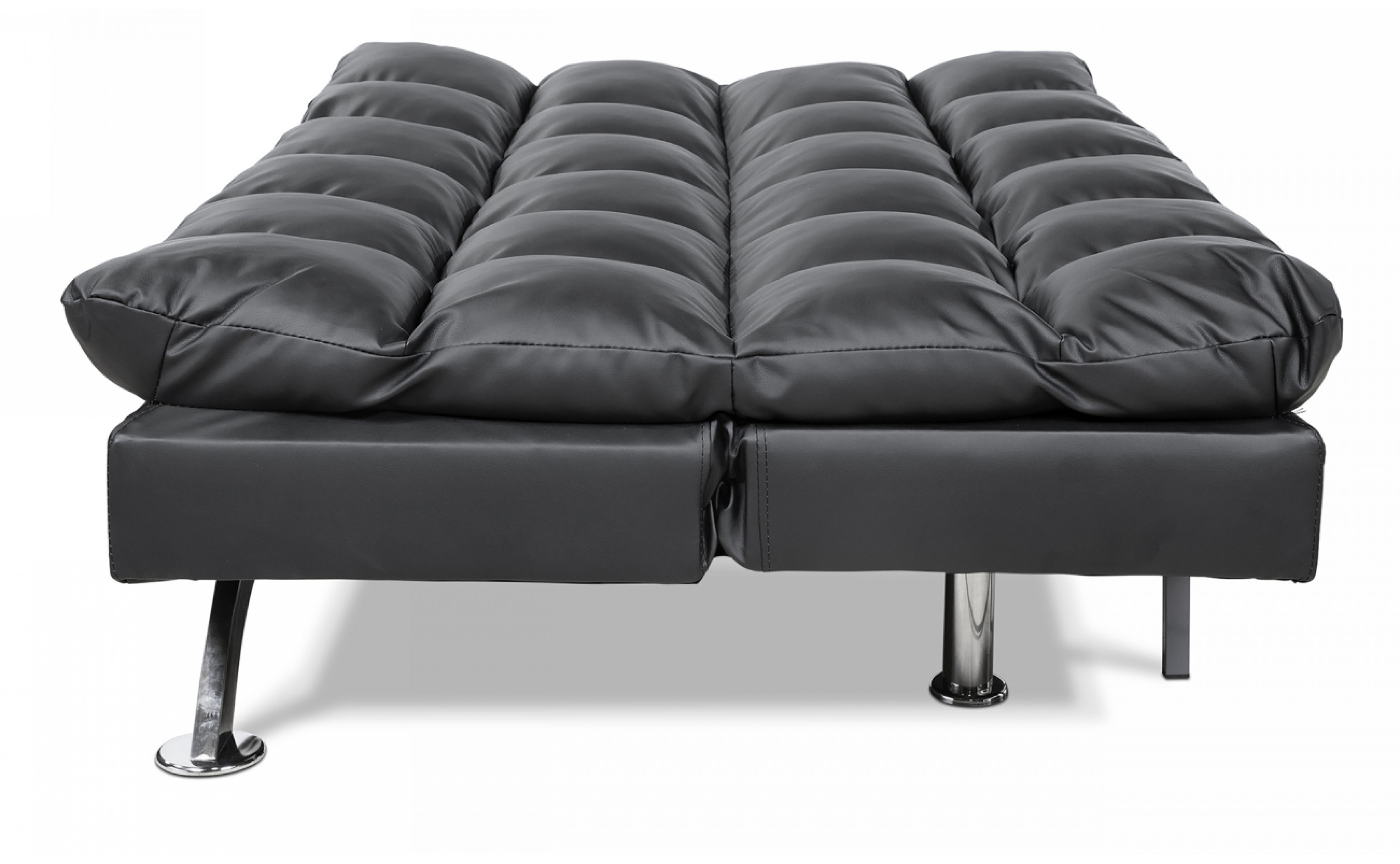 Arish Contemporary Tufted Futon in Black Furniture of America