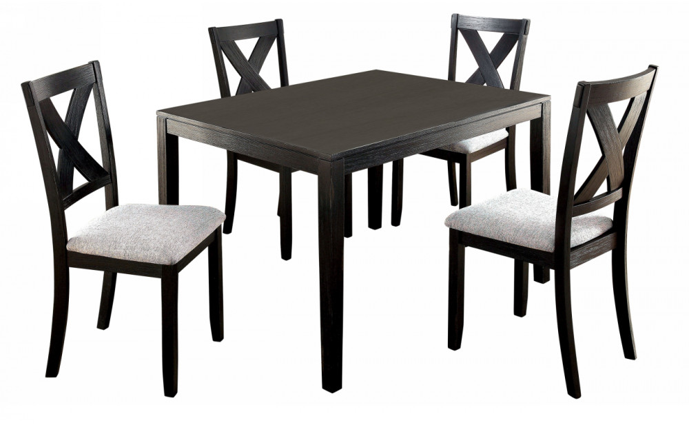Cameron 5-Piece Solid Wood Dining Set