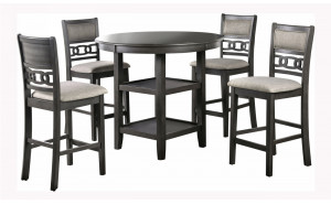 Garnit 5-Piece Padded Counter Height Table Set Garnit 5-Piece Padded Counter Height Table Set