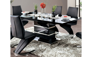 Amia Glass Top Dining Table Amia Glass Top Dining Table
