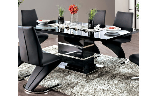 Amia Glass Top Dining Table Amia Glass Top Dining Table