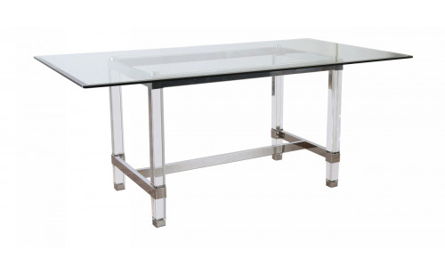 Caydence Glass Top Dining Table Caydence Glass Top Dining Table