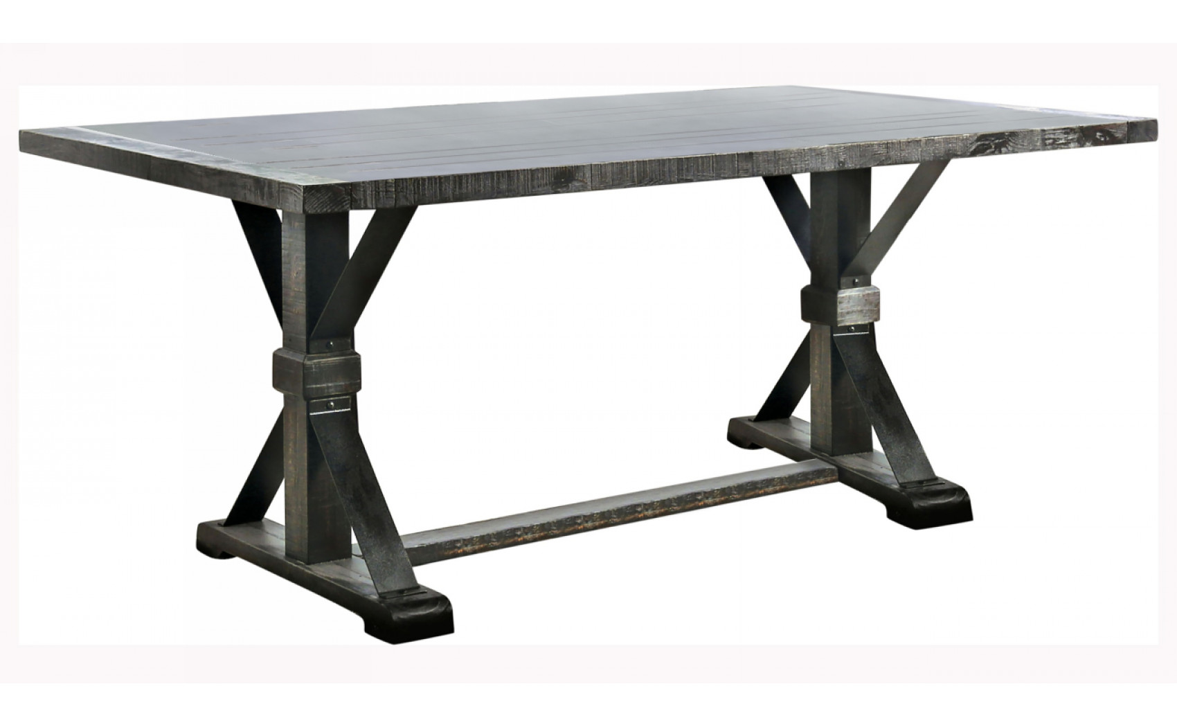 Lorton Rustic Trestle Dining Table