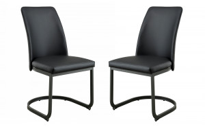 Monte Leatherette Side Chairs (Set of 2) Monte Leatherette Side Chairs (Set of 2)