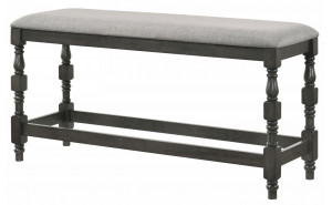 Weighton Counter Height Bench in Dark Gray Weighton Counter Height Bench in Dark Gray