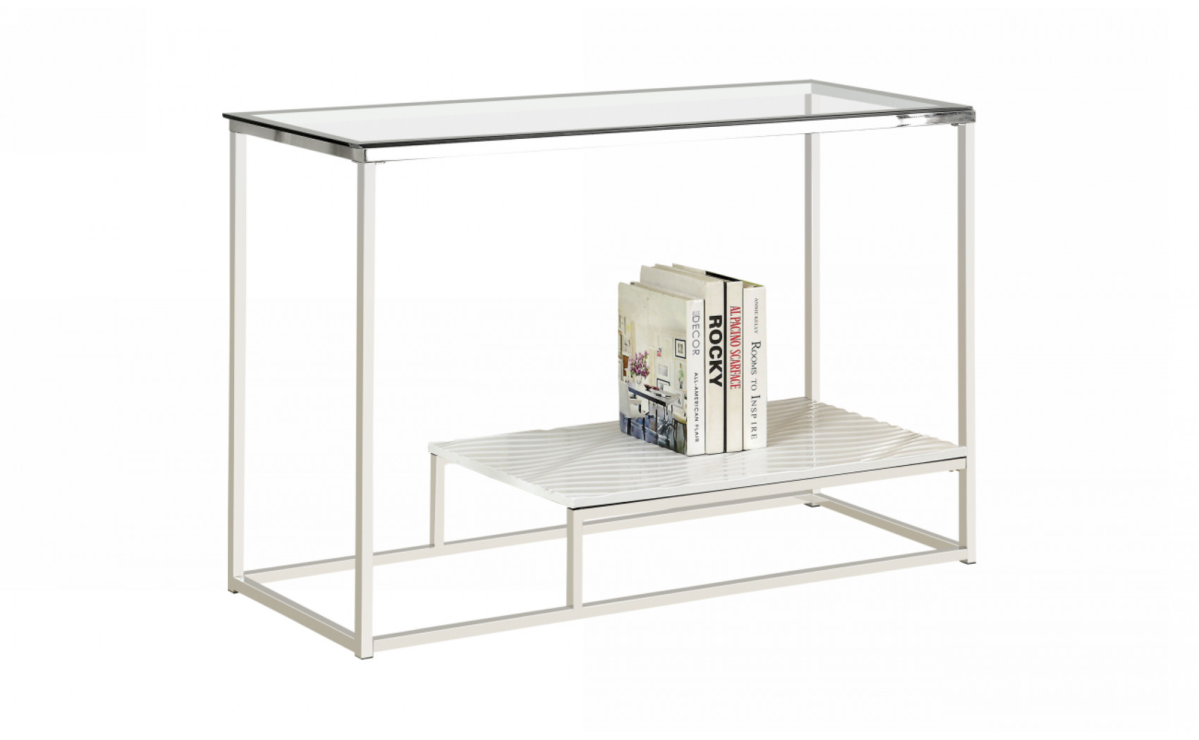 Aldea Glass Top Sofa Table