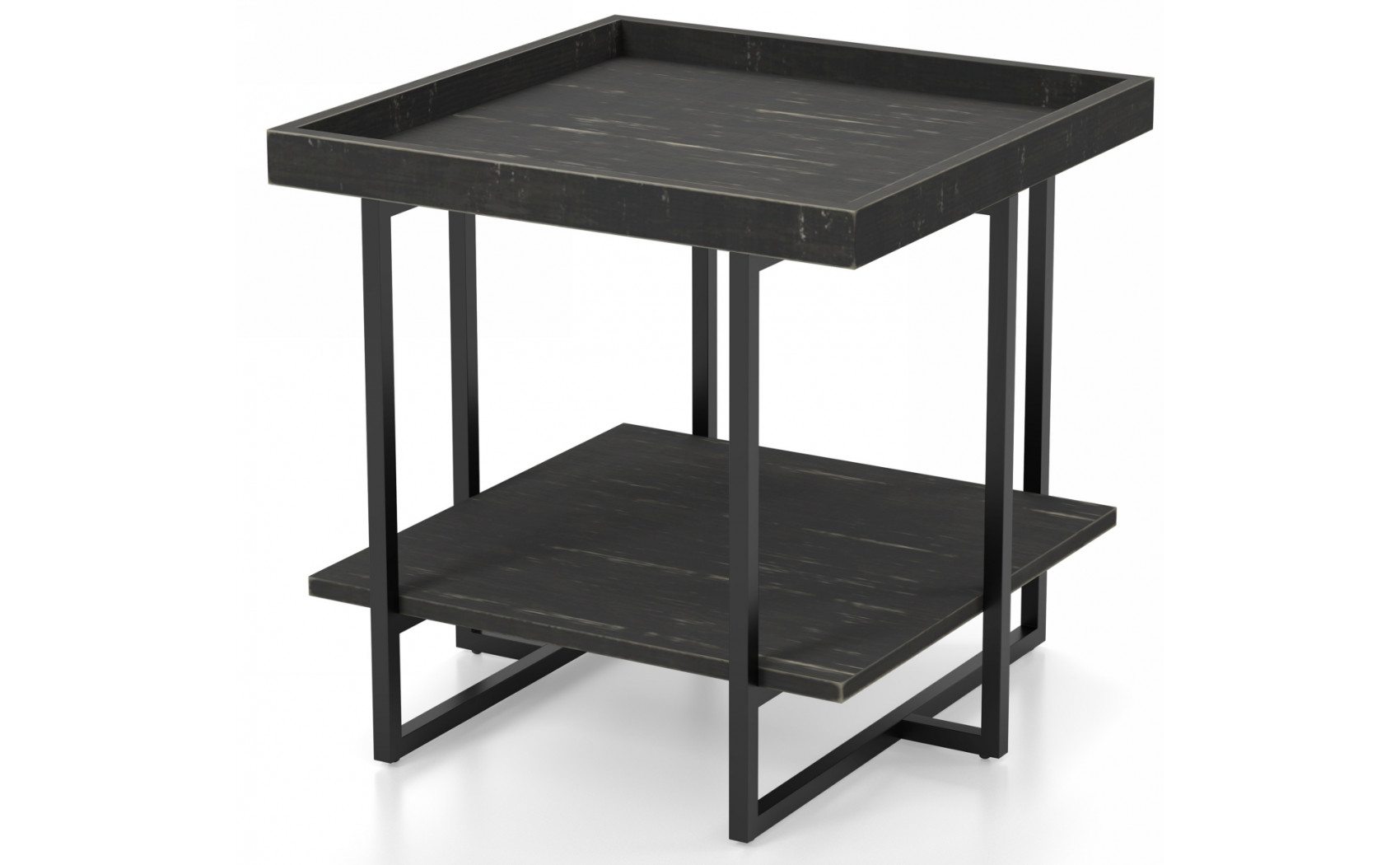 Prakers 1-Shelf End Table