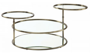 Felix Glass Round Swivel Coffee Table Felix Glass Round Swivel Coffee Table