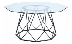 Growder Glass Top Coffee Table in Black Growder Glass Top Coffee Table in Black