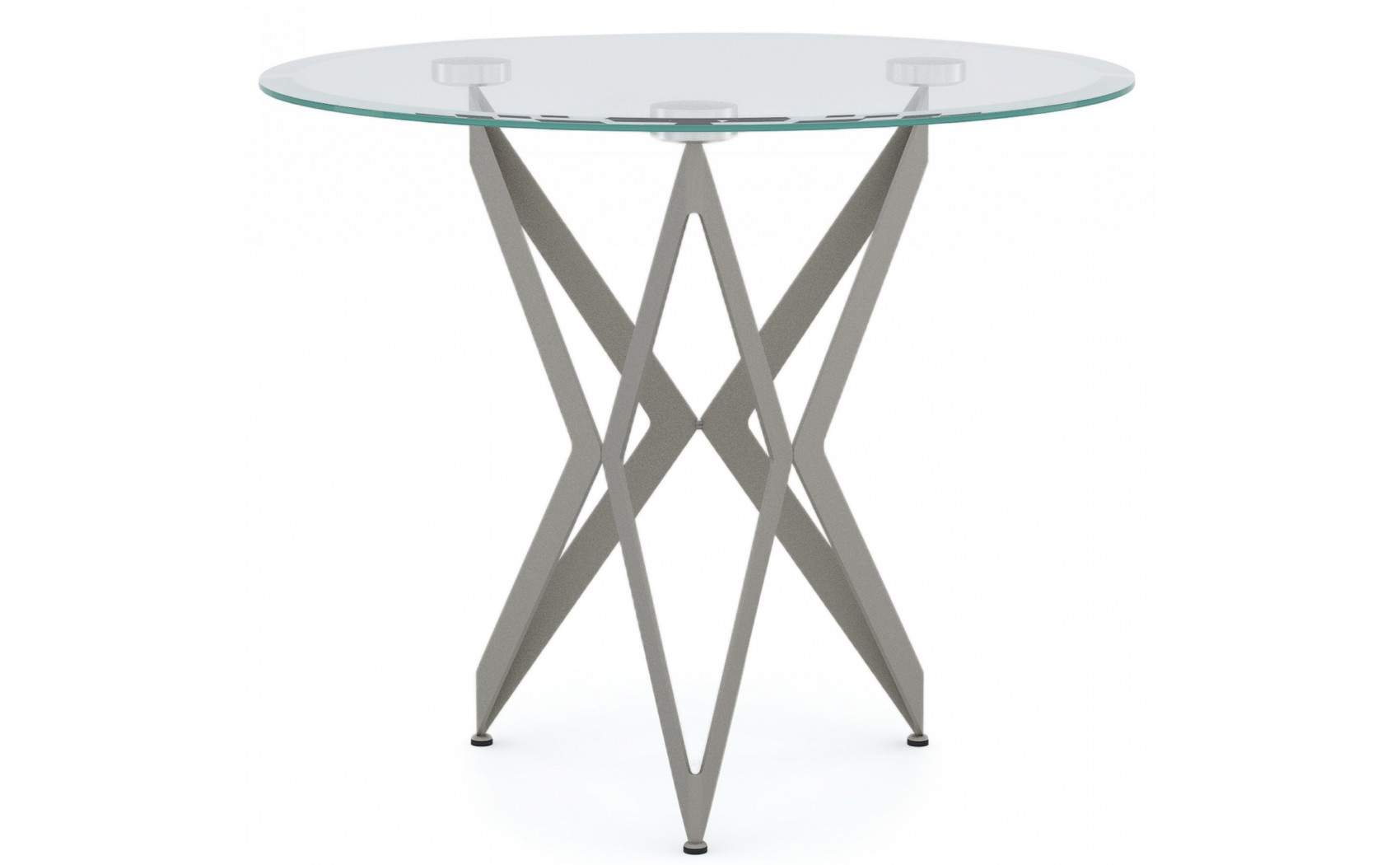Staneri Glass Top End Table