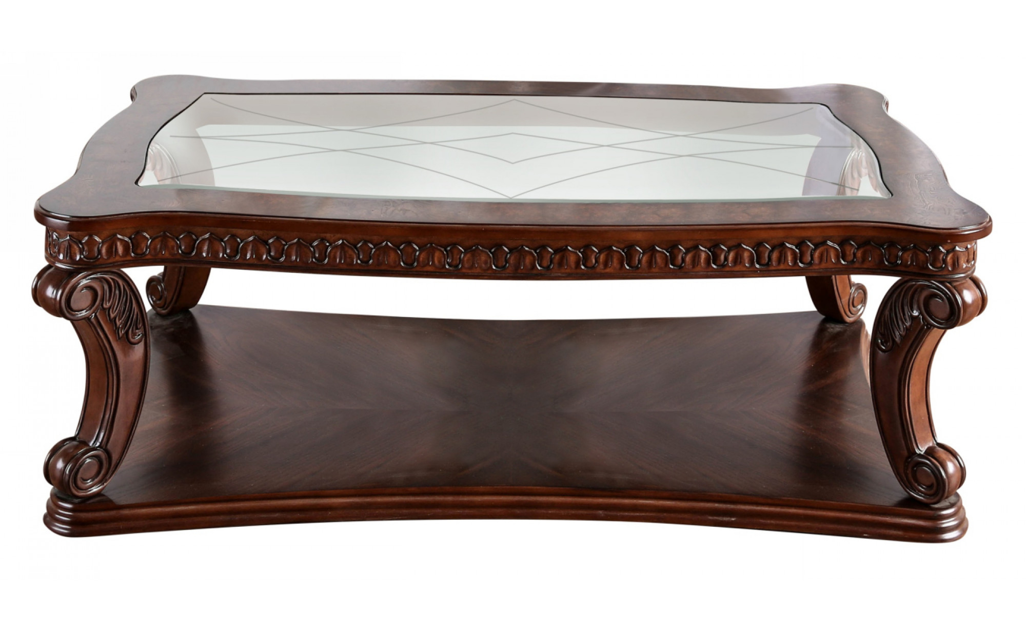 Kogan Traditional Wood Coffee Table Furniture of America
