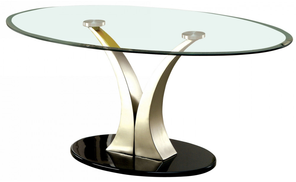 Aman Glass Top Coffee Table