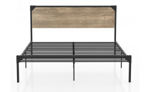 Budenholz Platform Bed in Light Gray Budenholz Platform Bed in Light Gray