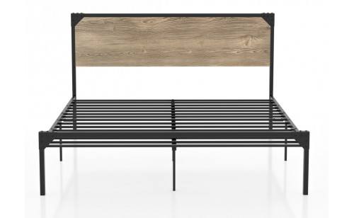 Budenholz Platform Bed in Light Gray Budenholz Platform Bed in Light Gray