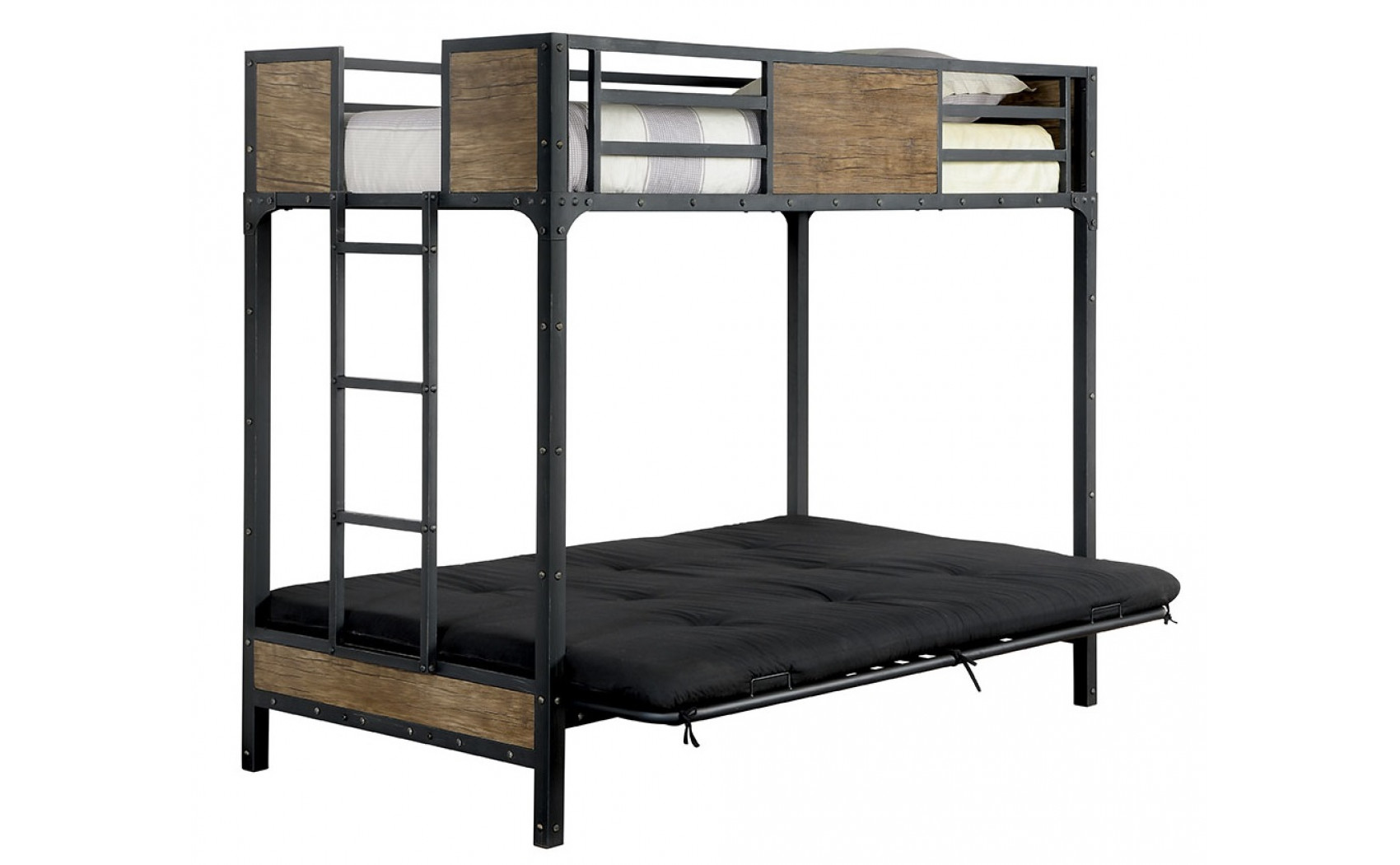 Idella Loft Bed with Futon Base