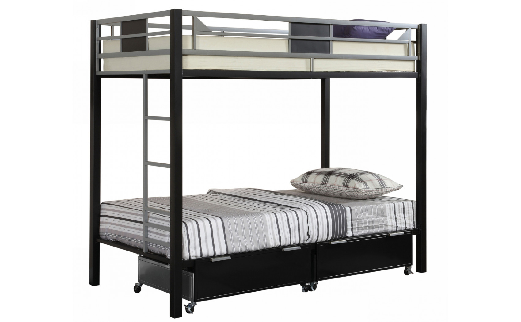 Kapla Contemporary Metal Bunk Bed
