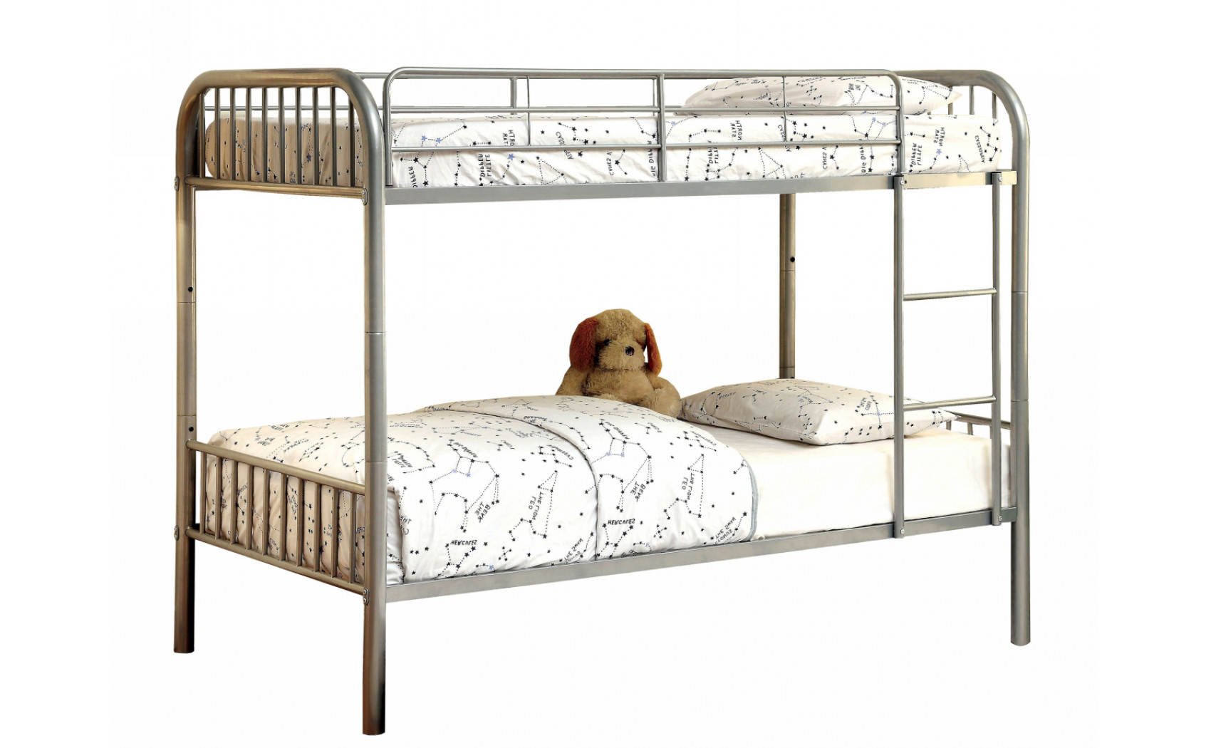 Lompok Metal Bunk Bed Silver