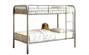 Lompok Metal Bunk Bed Silver Lompok Metal Bunk Bed Silver