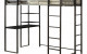 Rimil Metal Loft Bed Grey